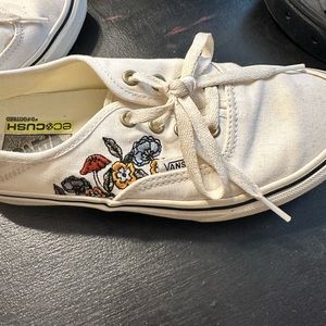 Mushroom Floral Vans